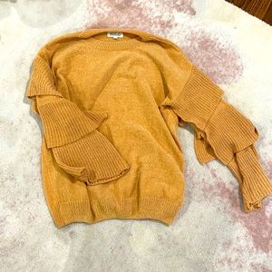 Fun sleeve sweater